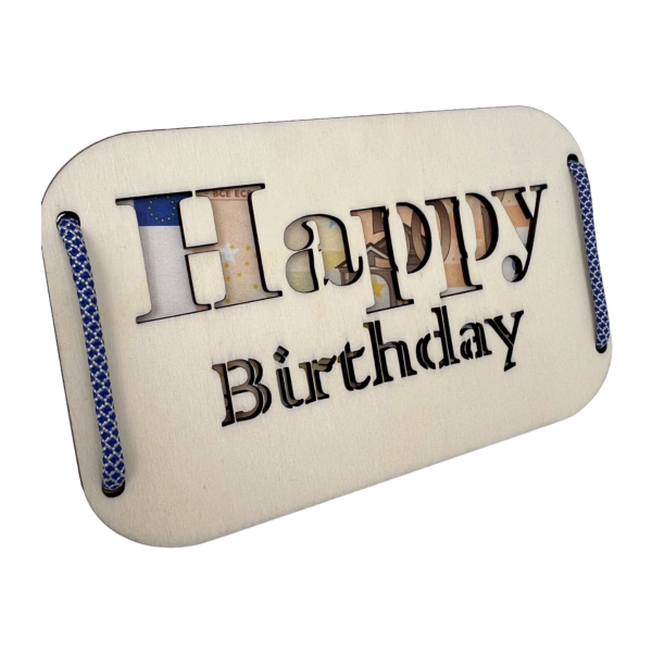 Geldgeschenkkarte Happy Birthday